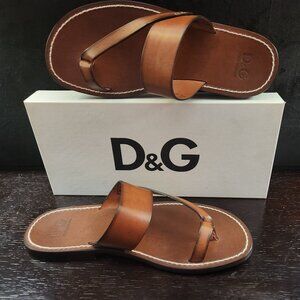Dolce & Gabbana 'TAN' sandals - size 9 (EU 42) NEW IN BOX